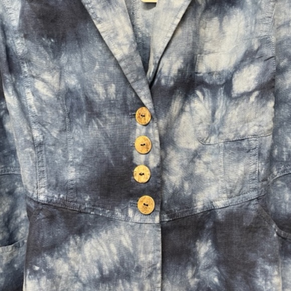 NWT Soft Surroundings Eza Linen Jacket - Picture 7 of 10